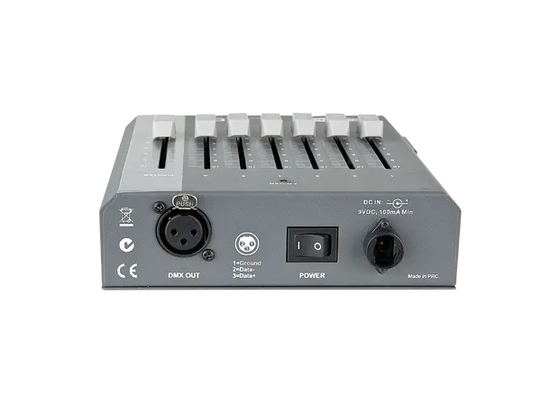 Showtec SDC-6 6 kanals lysmikser 6 xfadere, batteri og power