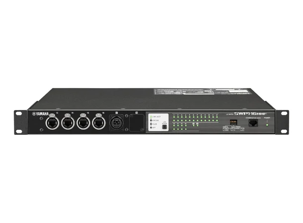 Yamaha SWP1-16MMF L2 Switch Network switch, 12 etherCON, RJ45