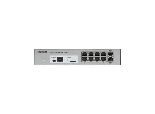 Yamaha SWR2310-10G L2 Switch 8 LAN-porter og 2 SFP