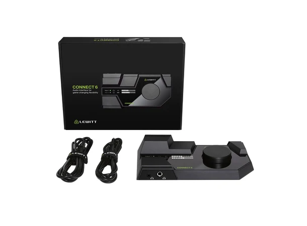 Lewitt CONNECT 6 Dual USB-C lydkort Studio-grade preamps