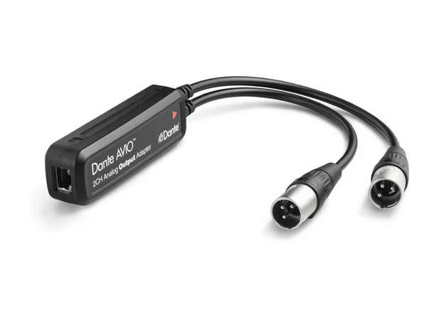 Audinate Dante AVIO Analog Output 0x2 Utgangsadapter 