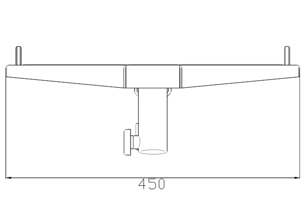 CODA Audio CU-N-APS Distance pole adapter for vertical N-APS 