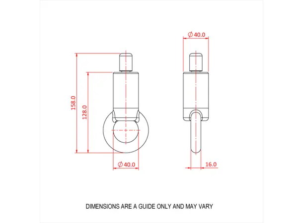Doughty T37681 Reutlinger 80SV II with RING Ø6 wire 135Kg, Ø8 wire 240Kg 