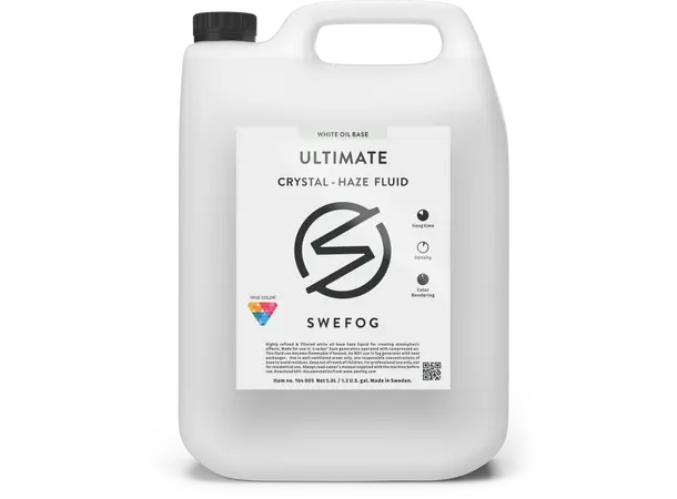 Swefog CRACKER CRYSTAL Haze fluid, 5L Oljebasert hazevæske