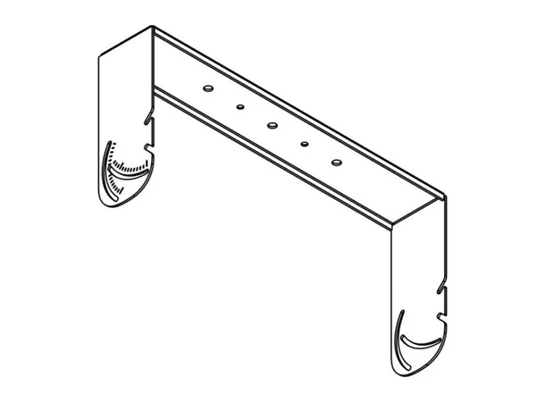 CODA Audio H8H U-bracket for Hops8i Horisontal bracket for Install HOPS8i 