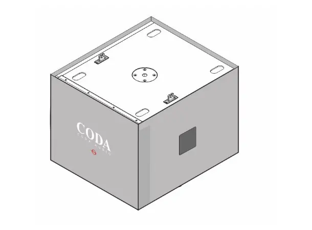 CODA Audio Cover EXT 1 x N-SUB/SCN-F Protection Extension with CO-N-SUB 