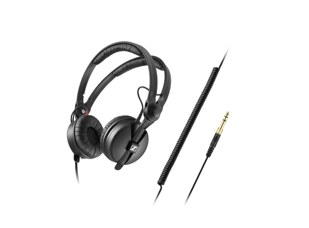 Sennheiser HD25 Plus Hodetelefon med 1 - 3M spiral kabel 