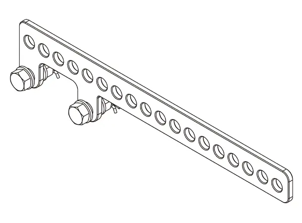 CODA Audio EXBAR-TR, TiRAY frame Extension bar for FR-TR og FRT-TR 