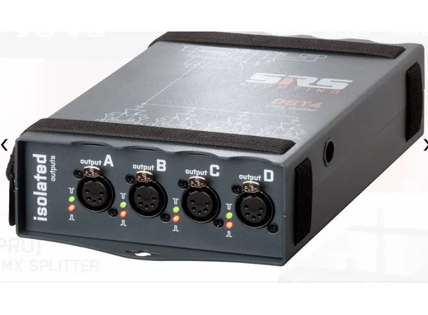 SRS DST4W-5 WIRELESS Splitter 4ch W-DMX,  5 pin 