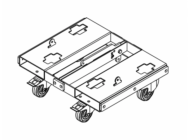 CODA Audio DOT-NR inkl Lid Transport/rigge dolly for 6 x N-RAY 