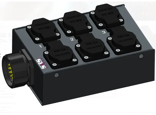 SRS MSB SX19-6SC Soca in - 6xSchuko Out 