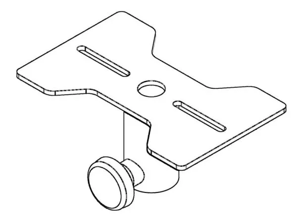 CODA Audio CSF Stand Fitting Cue Series Stand fitting for CUE One, Two, Four 