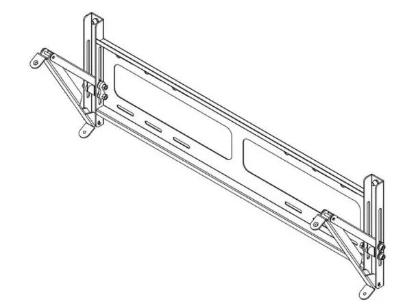CODA Audio KTV-WM2 Tiltbar veggbrakett KTV lydplanke 0-45gr 