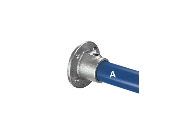 Kee Klamp fot/vegg/takfeste for stående 48mm rør 