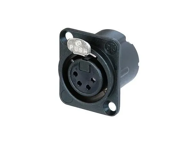 Neutrik NC4FD-LX-BAG XLR chassis 4P Hun 