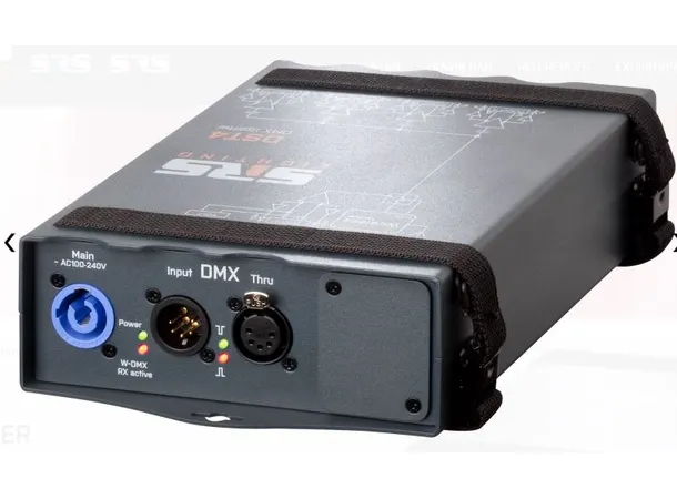 SRS DST4-5 4ch DMX splitter 5 pin, M10, Powercon 