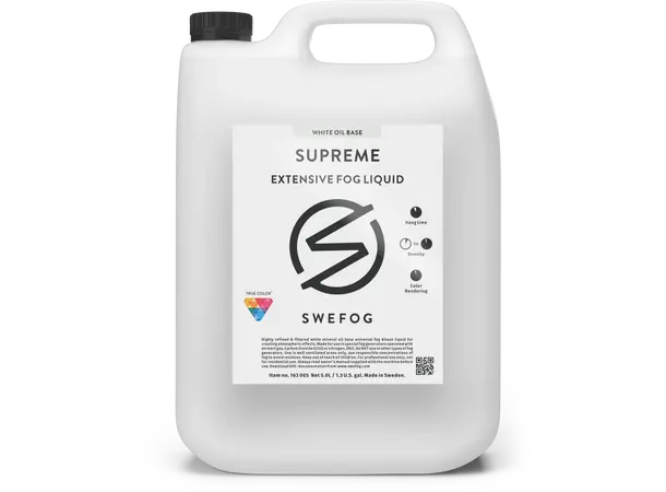 Swefog Supreme extensive, 5L Oil based,for N2/CO2 fog generators only 
