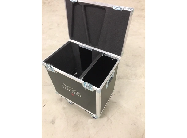 CODA Audio N-APS(2) Flightcase on wheels Dim: 60x40x72, Space for CU-N-APS 