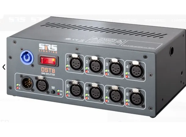 SRS DST8-5 8ch DMX splitter 5 Pin 