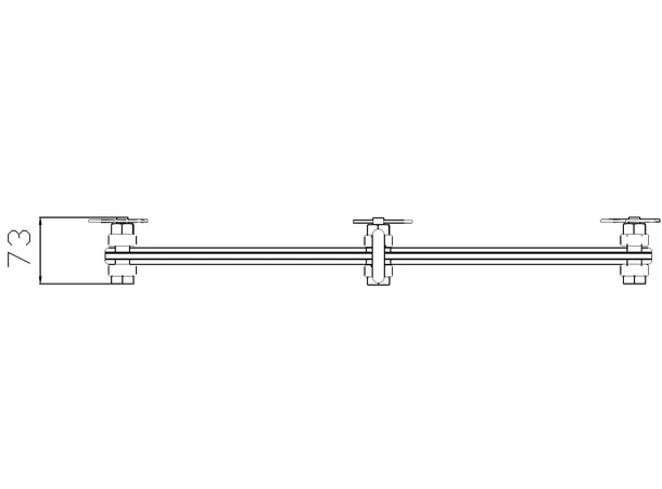 CODA Audio BAR-N-APS Frame horizontal arrayed N-APS Cluster 