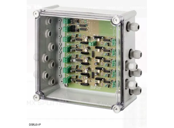 SRS DSR10-IP 10ch  DMX splitter Skruterminaler, IP65 