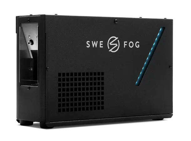 Swefog K1 Hazer 1500W Silent DMX, RDM Uses BIB 3L,13 Kg, Add: Powercon cable 