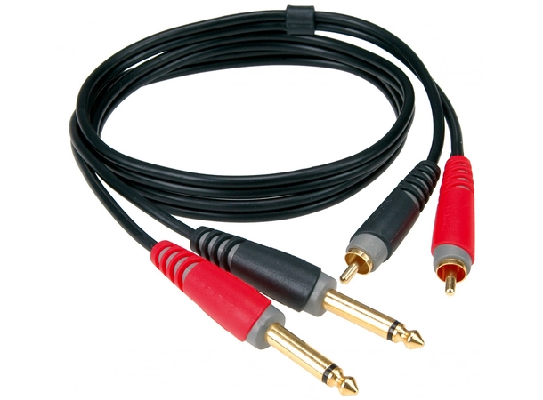 Klotz 2xjack mono-2xphono 1 m 