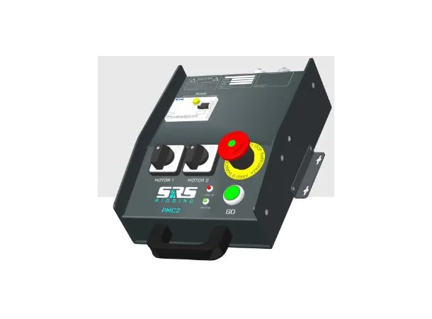 SRS PMC2-LV Wallmount motor contr LOW V CEE 16A/5 in,2xYellow out (diff logics) 