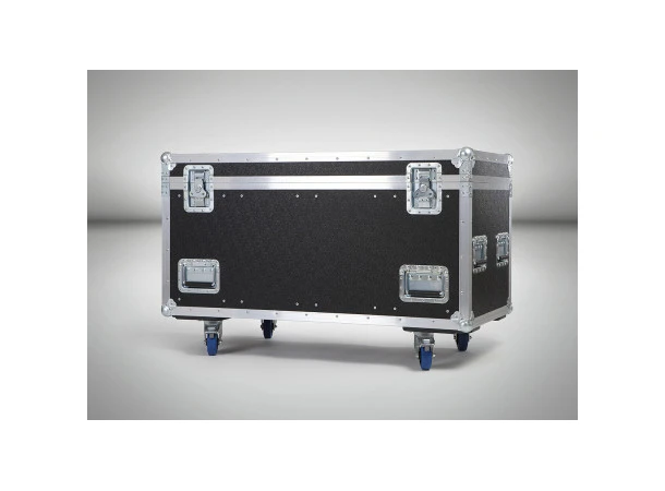 Flightcase 120x60 m/3 vegger flex,4 hjul 2 med brems 