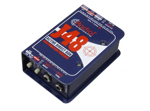 Radial J48 Phantom Powered Active DI Eksepsjonelt lineær respons 