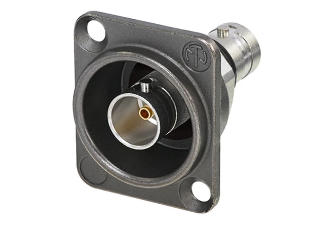 Neutrik UHD BNC D-size Feedthrough 75ohm Isoloated 