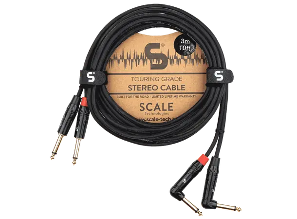 Scale Technologies Stereo Jack 3 meter Stereo cable, Touring Grade 