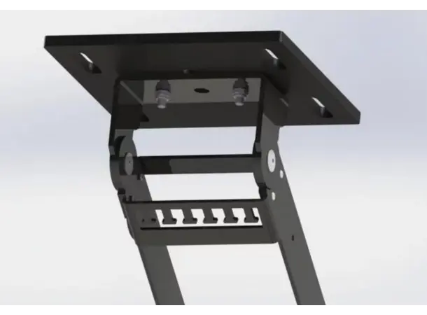 CAB 10 Kabel føring tak feste 