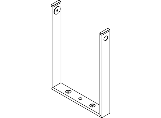 CODA Audio H8V U-bracket Hops8i MG1 Vertical bracket for Install HOPS8i 