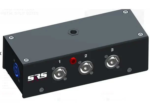 SRS MSB NAC-4NAC Powercon Split 4 - LED PowCon in - 4 x powcon out + led 