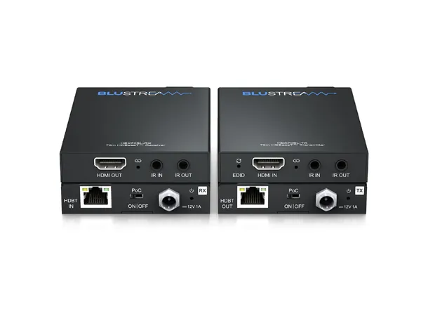 Blustream HEX70SL-KIT HDBaseT Extender Slimline HDBaseT™ Extender Set - 70m 