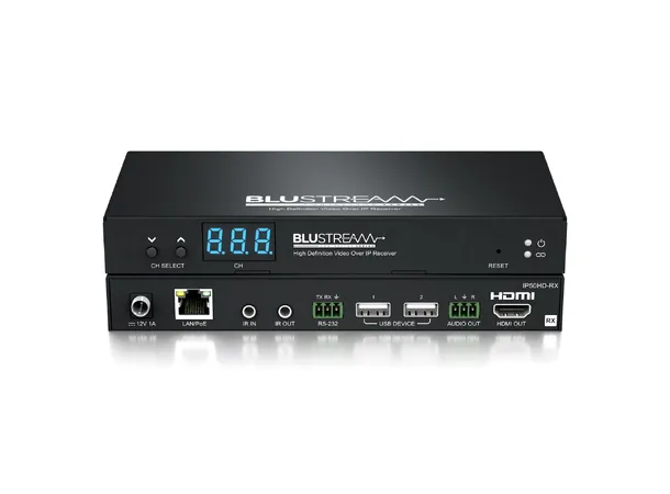 Blustream IP50HD-RX IP Multicast Rx Contractor Series HD Video Receiver 