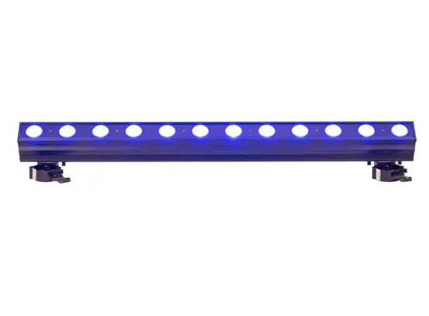 XBAR 12x12W RGBWAUV  LED Bar BLK Xline, pixelmap, True1, RDM 
