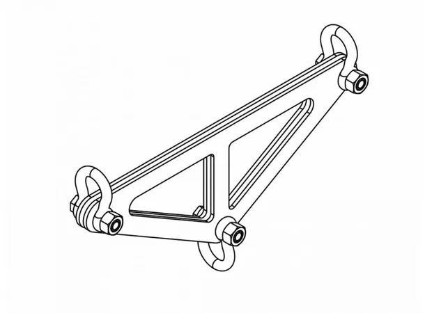 CODA Audio TARGET PLATE Rigging accessory for line array frames 