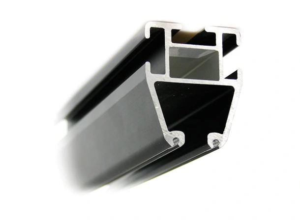 H-Track skinne 90* bue R=600  720x720 Sort eloksert, 29cm diagonalt -> Hjørne 