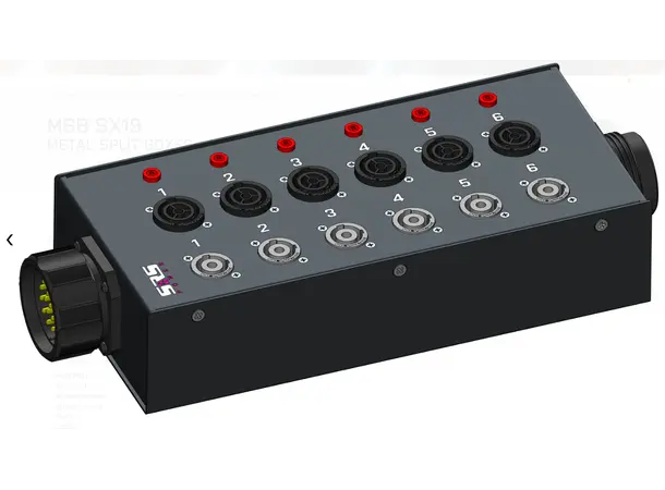 SRS MSB SX19T-6NAC3FPX-6NAC3MPB+ LED Soca in/link, 6xNAC3MPB/3FPX 