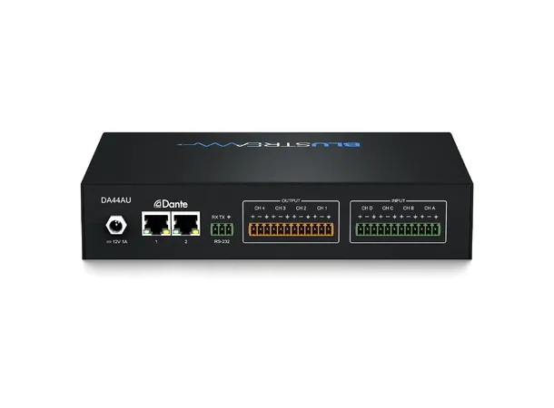 Blustream DA44AU Dante Converter 4x4 Dante® Digital Audio Converter 