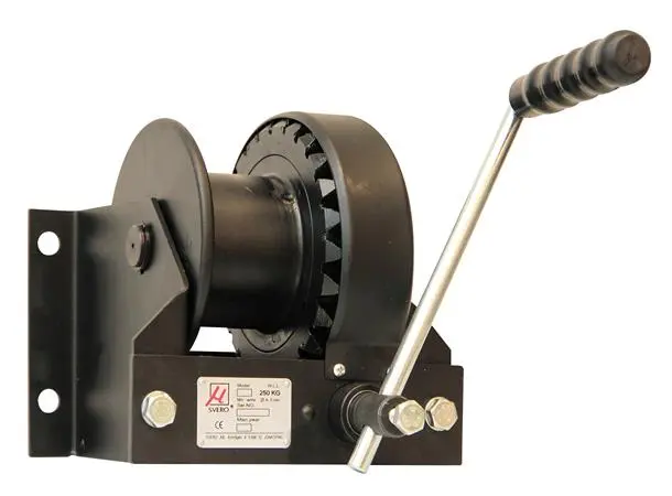 SVERO Håndvinsj 250 kg - (4-6mm Wire) 