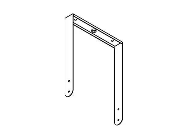 Coda Audio H12V Vertical U-Bracket for HOPS12i 