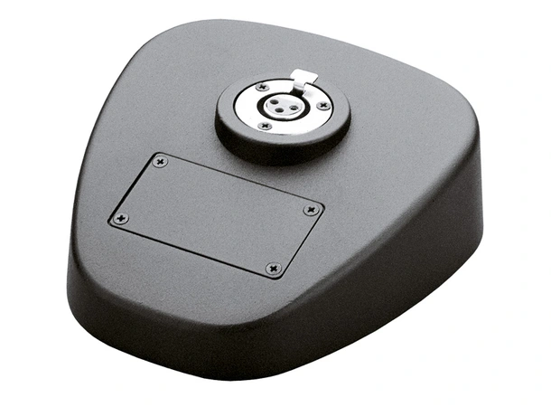 K&M 29390 Microphone table base 3-pin XLR-jack, 2.44kg 