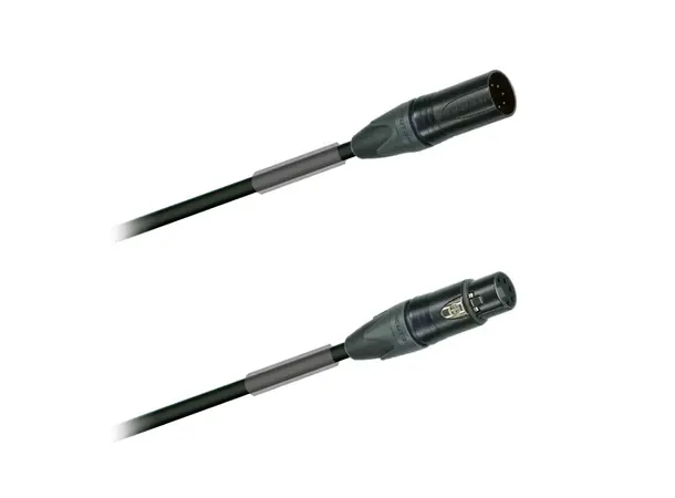PROkabel AES/EBU 5m, 110 Ohm DMX 5 pin Neutrik NC5MXX-> NC5FXX m/krymp 