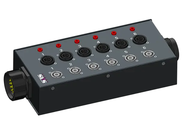 SRS MSB SX19T-12NAC Soca in Split Box Out: 12 x NAC3MPB (powcon) 