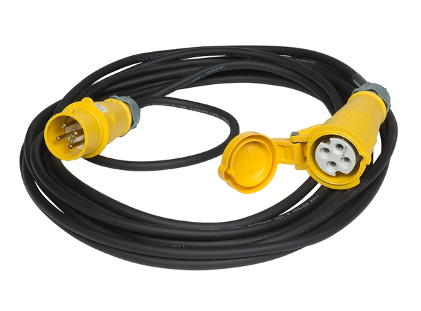 SRS Motor Control cable 16A-4P - 15m Length 15 meter115V - YELLOW 