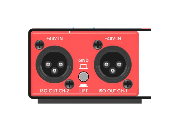 UNiKA PRO-248 Active DI box Active Dual 48V DI Box with custom Iso 