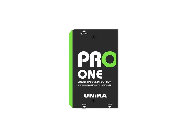 UNiKA PRO-ONE Passive DI Box Passive line DI Box with custom Iso 